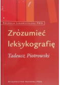 Zrozumieć leksykografię