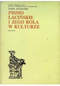 Pismo łacińskie i jego rola w kulturze