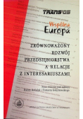 Zrównoważony rozwój przedsiębiorstwa w relacje z interesariuszami