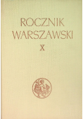 Rocznik warszawski X