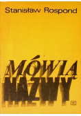 Mówią nazwy