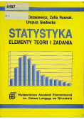 Statystyka Elementy teorii i zadania