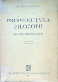 Propedeutyka filozofii 1948 r.