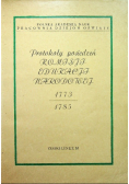 Protokoły posiedzeń Komisji Edukacji Narodowej 1773-1785