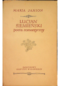 Lucjan Siemieński poeta romantyczny