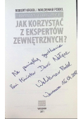 Jak korzystać z ekspertów zewnętrznych