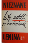 Nieznane listy notatki przemówienia Lenina