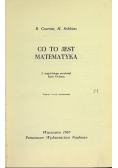 Co to jest matematyka