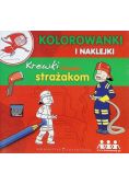 Krewki pomaga strażakom
