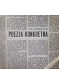 Poezja konkretna dedykacja autora