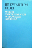 Breviarium fidei Wybór doktrynalnych wypowiedzi Kościoła