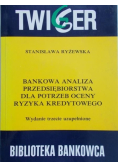Bankowa analiza przedsiębiorstwa dla potrzeb oceny ryzyka kredytowego