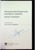 Informacyjne uwarunkowanie rozwoju przedsiębiorstw