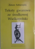 Teksty gwarowe ze środkowej Wielkopolski
