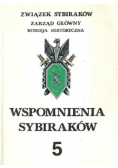 Wspomnienia Sybiraków Tom 5