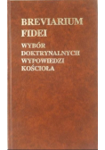 Breviarium fidei Wybór doktrynalnych wypowiedzi kościoła