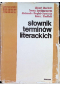 Słownik terminów literackich