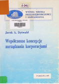 Współczesne koncepcje zarządzania korporacjami