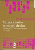 Muzyka wobec rewolucji druku