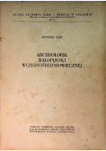 Archeologia Małopolski wczesnośredniowiecznej
