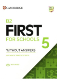 B2 First for Schools 5 Student's Book without Answers with Audio