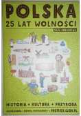 Polska 25 lat wolności mapa obrazkowa
