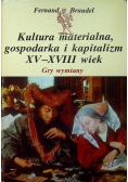 Kultura materialna gospodarka i kapitalizm XV - XVIII wiek Gry wymiany