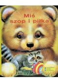 Miś szop i piłka