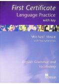 First Certificate Language Practice with key