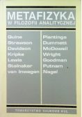 Metafizyka w filozofii analitycznej