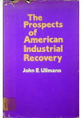 The prospects of american industrial recovery