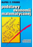 Podstawy ekonomii matematycznej