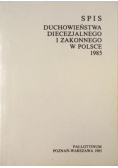Spis duchowieństwa diecezjalnego i zakonnego w Polsce 1985