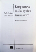 Komputerowa analiza rynków terminowych