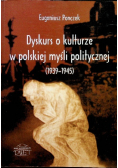 Dyskurs o kulturze w polskiej myśli politycznej