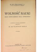 Wolność nauki 1930 r.