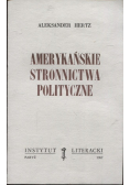 Amerykańskie stronnictwa polityczne