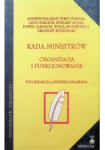 Rada Ministrów organizacja i funkcjonowanie