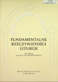 Mysterium Christi Tom 1 Fundamentalne Rzeczywistości Liturgii