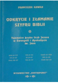 Odkrycie i złamanie szyfru Biblii
