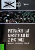 Piętnaście lat konstytucji RP z 1997 roku