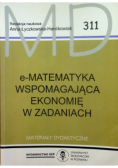 E - Matematyka wspomagająca ekonomię w zadaniach