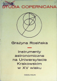 Instrumenty astronomiczne na Uniwersytecie Krakowskim w XV wieku