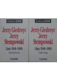Giedroyc Stempowski Listy 1946  1969 Część I i II