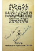Mszał Rzymski w polskim przekładzie 1936 r.