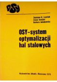 OSY  system optymalizacji hal stalowych