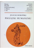 Początki humanizmu