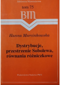 Biblioteka matematyczna Tom 75 Dystrybucje, przestrzenie Sobolewa