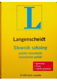 Słownik szkolny polsko - niemiecki niemiecko - polski