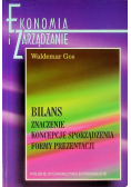 Bilans znaczenie koncepcje sporządzenia formy prezentacji